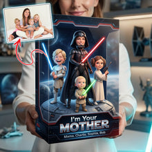 Load image into Gallery viewer, "Best MOM In The Galaxy - A Gift from the Heart" - Custom Photo Acrylic Plaque - Gift for Moms, Grandmas, and More Shaped Plaques PopCulturePrints
