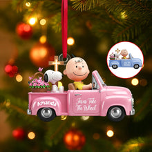 Load image into Gallery viewer, Jesus Take The Wheel - Personalized Christmas Ornament for Christians Ornament PopCulturePrints
