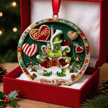 Load image into Gallery viewer, Romantic Couple Acrylic Ornament - Personalized Gifts For Couple 02tolu110926 Ornament PopCulturePrints
