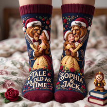 Load image into Gallery viewer, “Just Doing Christmas Sh*t” - Personalized Grinch Socks for the Holidays
