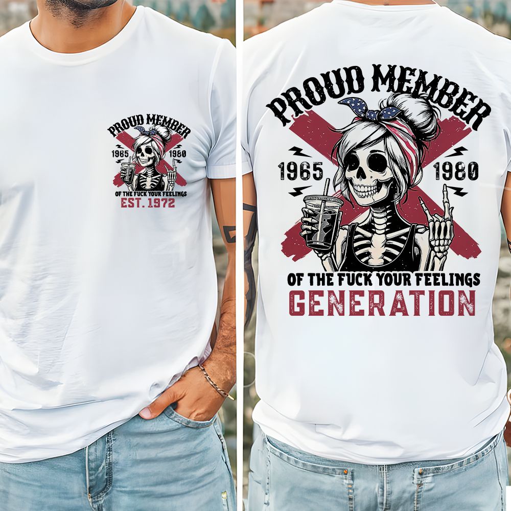 Proud Generation X Member Custom Shirt