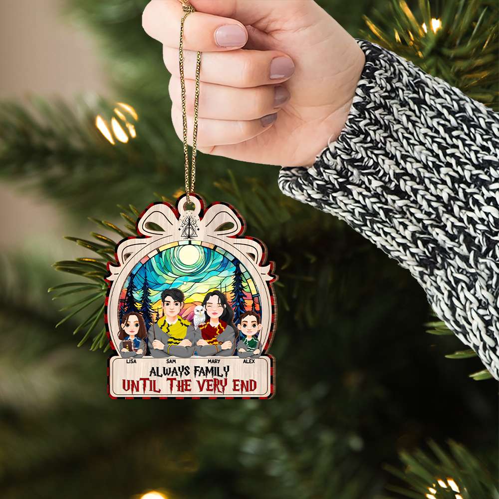 Personalized Family Christmas Ornament - Custom Name & Design