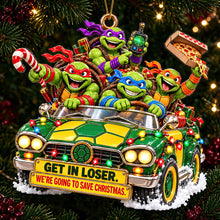 Load image into Gallery viewer, Get in Loser! Save Christmas Ornament - Personalized Gift for Holiday Cheer
