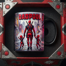 Load image into Gallery viewer, "Super Dads Deserve Super Gifts" - Masked Hero Dad Personalized Coffee Mug - Gift for Dads, Grandpas, and Fathers Coffee Mug PopCulturePrints
