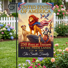 Load image into Gallery viewer, "Celebrate Freedom in Style!" - Proud Kingdom Garden Flag, Personalized Gift for Patriots
