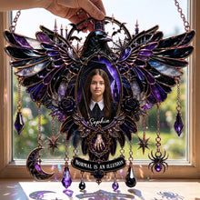 Load image into Gallery viewer, Gothic Window Suncatcher Ornament Custom Photo Gifts for Fantasy Lovers 02HALU160726 Ornament PopCulturePrints

