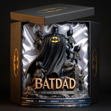Load image into Gallery viewer, You Are Our Superhero - Personalized Shadow Dad And Kids Acrylic Plaque - Unique Gift for Dads, Grandpas, and More Shaped Plaques PopCulturePrints
