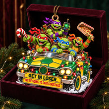 Load image into Gallery viewer, Get in Loser! Save Christmas Ornament - Personalized Gift for Holiday Cheer
