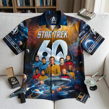 Load image into Gallery viewer, “Celebrate 60 Years of Adventure!” - Personalized Hawaiian Shirt - Gift for Movie Lovers
