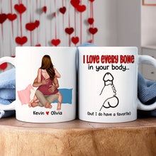 Load image into Gallery viewer, Personalized Love Mug for Couples - I Love Every Bone In Your Body Coffee Mug PopCulturePrints
