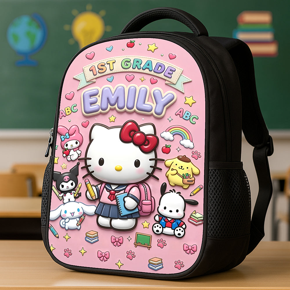 Lovely Characters Shool Bag - Personalized Gifts For Kids 04tyta130726 Backpack PopCulturePrints