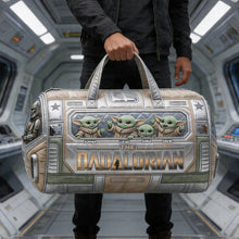 Load image into Gallery viewer, “Not All Heroes Wear Capes” - Personalized Duffle Bag for Dads, Grandpas &amp; More Quilted Duffle Bag PopCulturePrints
