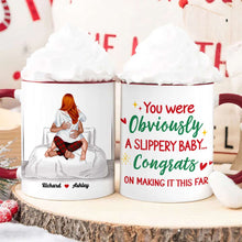 Load image into Gallery viewer, Personalized Couple Accent Mug - Valentine&#39;s Day Gifts &amp; Christmas Gift for Couples Coffee Mug PopCulturePrints
