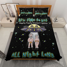 Load image into Gallery viewer, Custom UFO Theme Quilt Bed Set - Unique Valentine&#39;s Day Gifts for Couples Blanket PopCulturePrints
