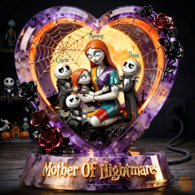 Load image into Gallery viewer, "Celebrate the Spooky Spirit with Customization!" - Personalized Spooky Mom And Kids Light Box - The Perfect Mother's Day Gift Light Box PopCulturePrints
