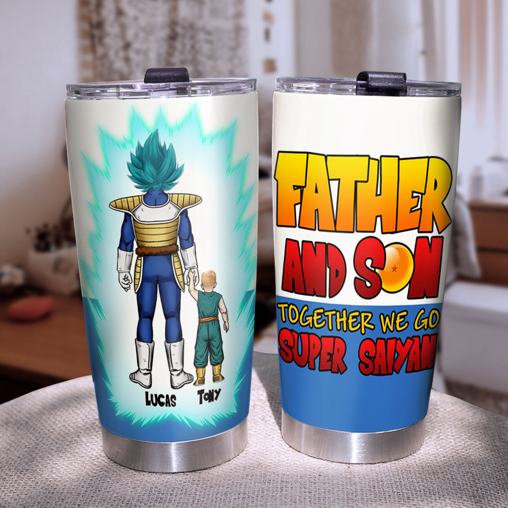 Personalized Super Dad Mug - Custom Gift for Family Tumbler Cup PopCulturePrints