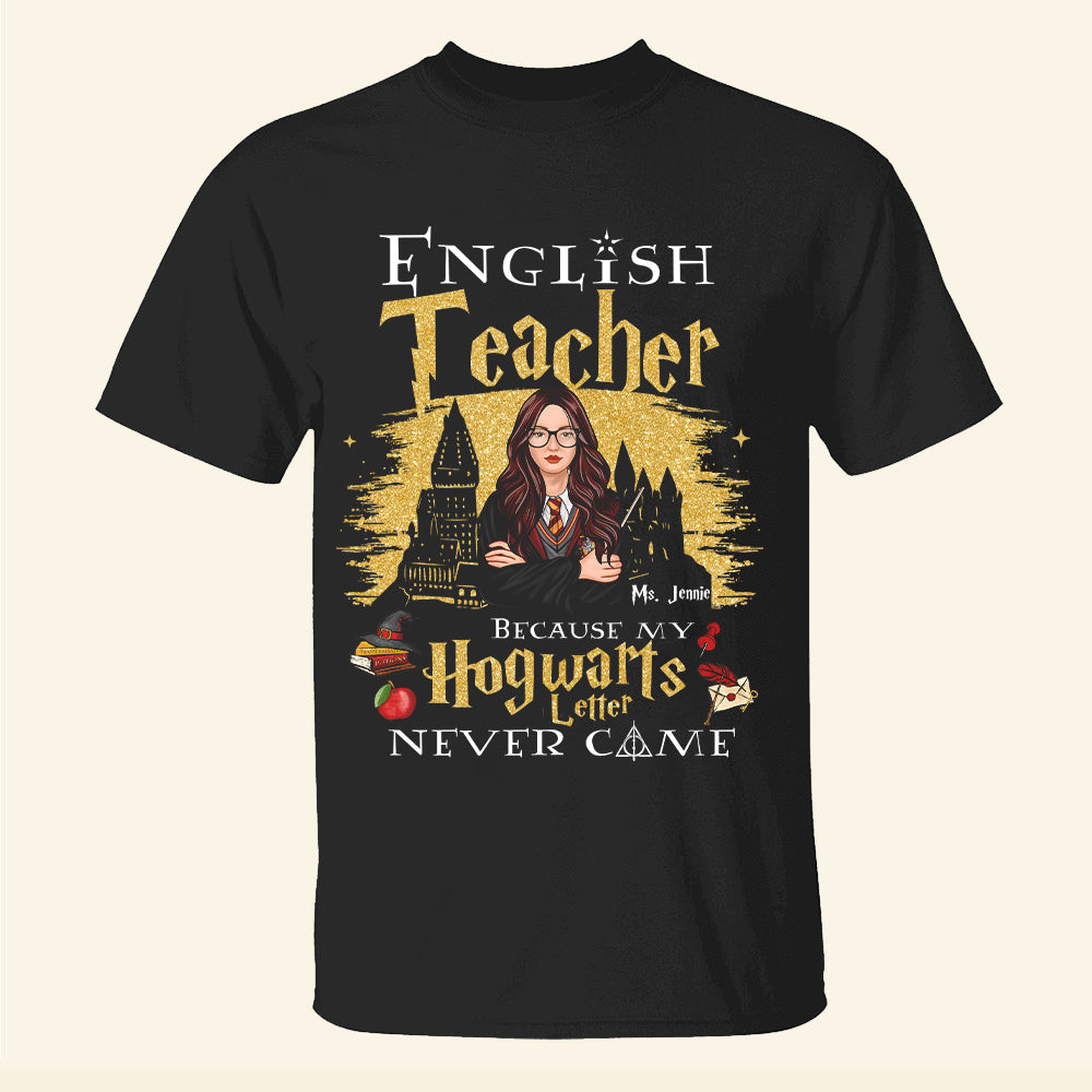 Personalized English Teacher Hoodie - Hogwarts Inspired Design