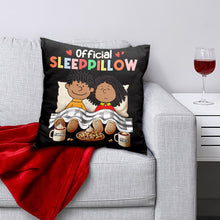 Load image into Gallery viewer, Personalized Official Sleep Pillow for Couples - Cute Cartoon Design Pillow PopCulturePrints
