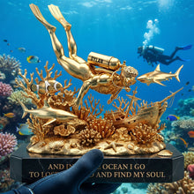 Load image into Gallery viewer, Scuba Diving Acrylic Plaque - Personalized Gifts For For Ocean Lovers 04DTDT260626 Shaped Plaques PopCulturePrints
