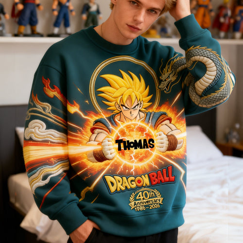 Celebrate the Ultimate Warrior - 40th Anniversary 3D Sweatshirt - Personalized Gift for Anime Fans AOP Products PopCulturePrints