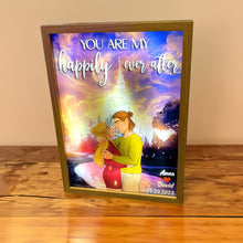 Load image into Gallery viewer, Personalized Couples Light Picture Frame - You Are My Happily Ever After Light Picture Frame PopCulturePrints
