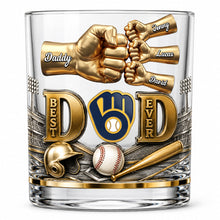Load image into Gallery viewer, “Best Legend Dad Ever” - Personalized Whiskey Glass for Dad, Grandpa, and More Glass PopCulturePrints
