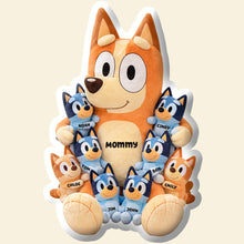 Load image into Gallery viewer, "Because You're the Best, Mom!" Personalized Custom Shape Pillow - Perfect Gift for Moms and Grandmas Pillow PopCulturePrints
