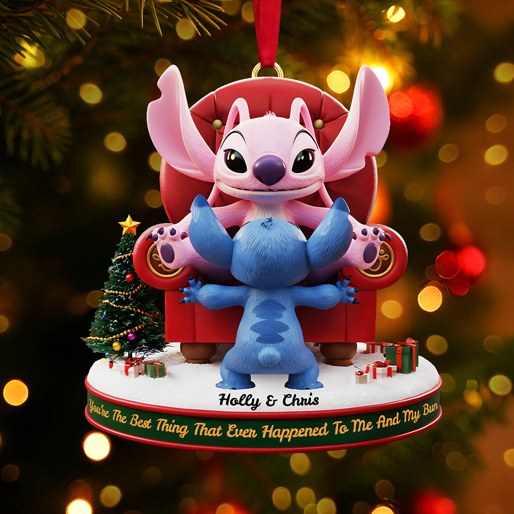 You're The Best Thing That Ever Happened To Me - Personalized Funny Couple Acrylic Ornament Ornament PopCulturePrints