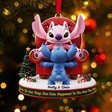 Load image into Gallery viewer, You&#39;re The Best Thing That Ever Happened To Me - Personalized Funny Couple Acrylic Ornament Ornament PopCulturePrints
