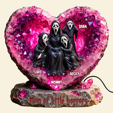 Load image into Gallery viewer, "Mom of Little Horrors" - Spooky Love Acrylic Light Box - Personalized Gift for Mother, Grandma, and More Light Box PopCulturePrints
