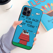 Load image into Gallery viewer, Custom Dog Lover Phone Case - Lazy Dog Design
