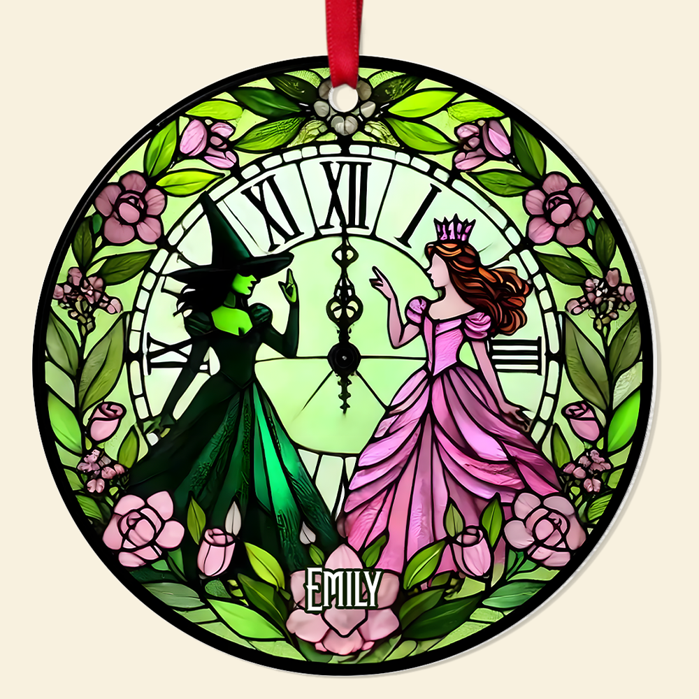 Personalized Christmas Ornament for Best Friends - Witchy Fantasy