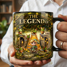 Load image into Gallery viewer, “Embrace the Adventure” - Fantasy Adventure Magic Coffee Mug - Personalized Gifts for Dads, Grandpas, and More Coffee Mug PopCulturePrints
