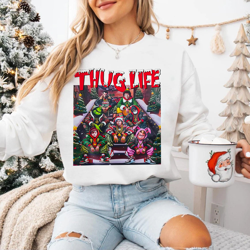 Retro Movie Lovers Christmas Sweatshirt