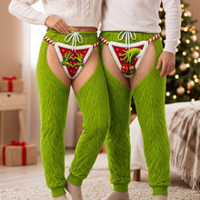 Load image into Gallery viewer, Unleash Your Holiday Spirit! Playful Furry Character Sweatpants - Personalized Gift for Fun-Loving Friends and Family Shorts and Pants PopCulturePrints

