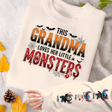 Load image into Gallery viewer, This Grandma Loves Her Little Monsters Shirt - Personalized Gift for Loving Grandmothers AOP Products PopCulturePrints
