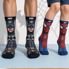 Load image into Gallery viewer, “Step into Style with Superheroes!” - Extra Strong Personalized Socks for Everyone
