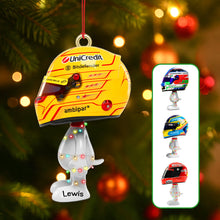 Load image into Gallery viewer, “Drive Your Passion” - Personalized Motor Lovers Acrylic Ornament - Perfect Gift for Racing Fans, Dads, Sons, and Car Enthusiasts Ornament PopCulturePrints
