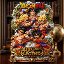Load image into Gallery viewer, “Celebrate 40 Years of Adventure” - Ultimate Power Acrylic Plaque - Personalized Gifts for Anime Lovers Shaped Plaques PopCulturePrints
