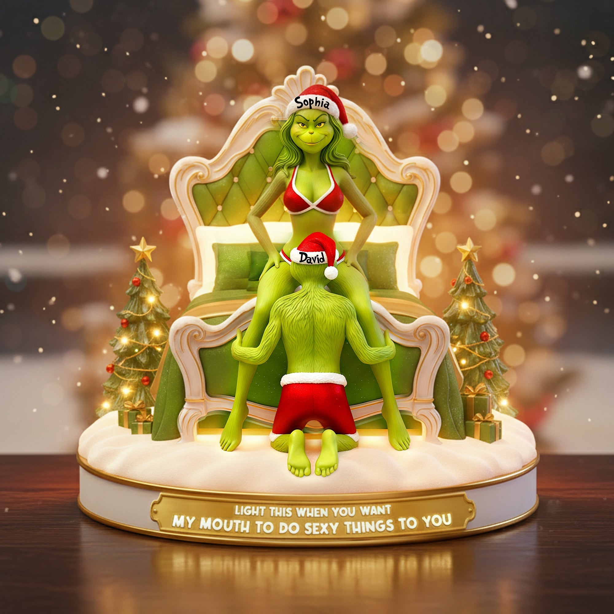 Light Up Your Love: Cheeky Couple Personalized Light Box - Custom Gift for Couples, Anniversaries, and Fun Occasions Light Box PopCulturePrints