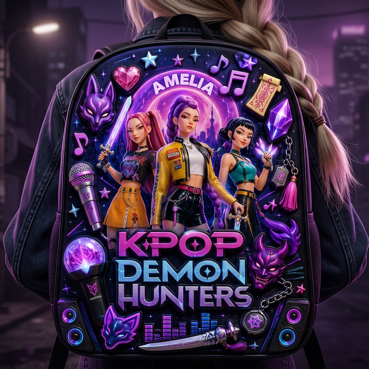 Fantasy Girl Backpack - Personalized Gifts For Kids School Bag 07nadt290626 Backpack PopCulturePrints
