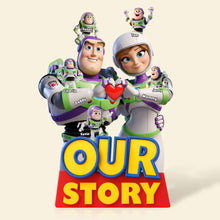 Load image into Gallery viewer, Celebrate Your Family with Our Story - Personalized Family Plaque Shaped Plaques PopCulturePrints
