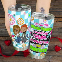Load image into Gallery viewer, Y2K Style Cartoon Couples Personalized Tumbler - Unique Gifts for Couples Tumbler Cup PopCulturePrints
