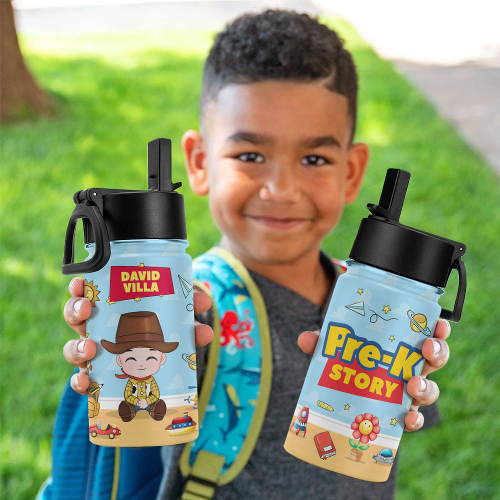 Personalized Pre-K Story Tumbler for Kids Kid Tumbler PopCulturePrints