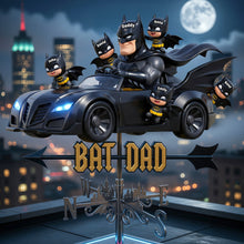 Load image into Gallery viewer, “Every Dad is a Superhero” - Night Guardian Dad Weather Vane - Personalized Gifts For Dads Metal Signs PopCulturePrints
