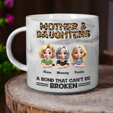 Load image into Gallery viewer, Mother And Daughters A Bond That Can&#39;t Be Broken - Personalized Marble Mug for Moms and Daughters Marble Mug PopCulturePrints
