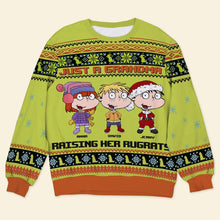 Load image into Gallery viewer, Personalized Grandma&#39;s Rugrats Christmas Sweater - Funny Custom Gift
