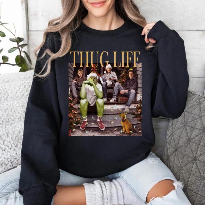 Thug Life Funny Christmas Sweatshirt