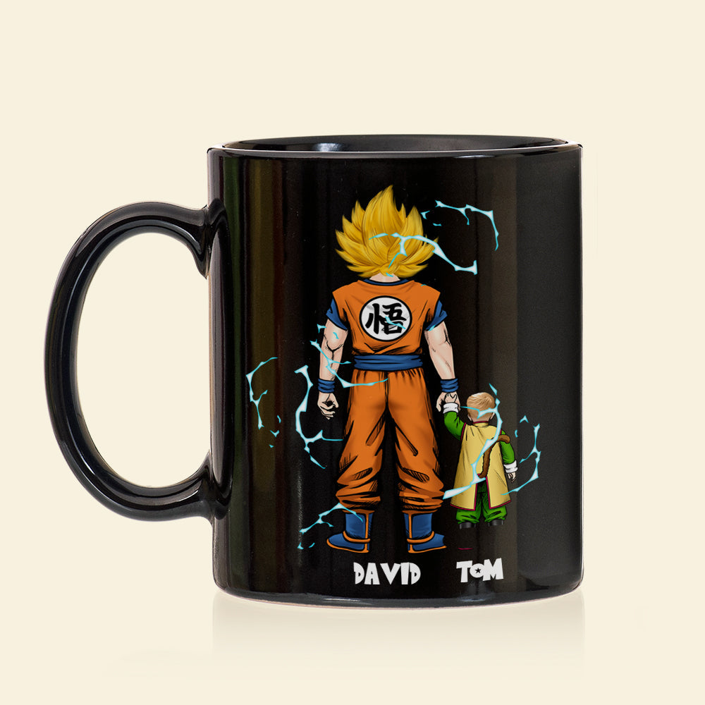 Super Saiyan God Dad Mug - Personalized Gift for Anime Lovers Coffee Mug PopCulturePrints