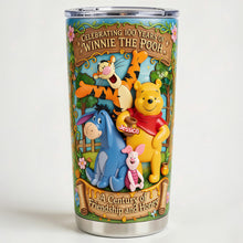 Load image into Gallery viewer, Celebrating 100 Years of Winnie the Pooh - Personalized Friends Tumbler Tumbler Cup PopCulturePrints
